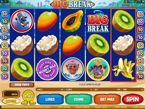 Big Break Video Slot