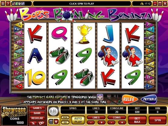 Bob�s Bowling Bonanza Video Slot